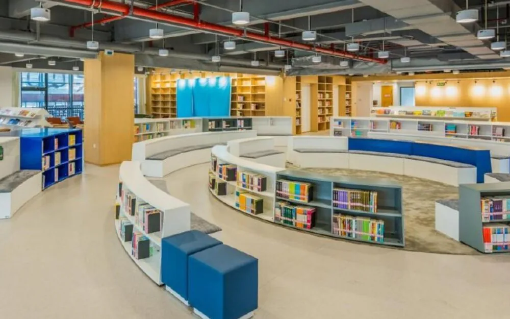 Wenzhou Experimental Middle School Jixin Campus library